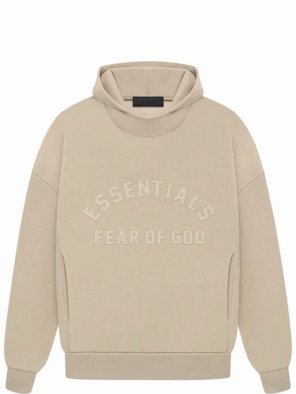Fear of God Essentials Hoodie Dusty Beige Size Medium Pullover Streetwear